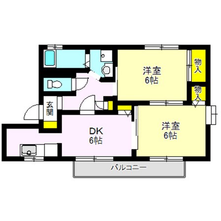 ハーベストヒルズ　Ⅵの物件間取画像